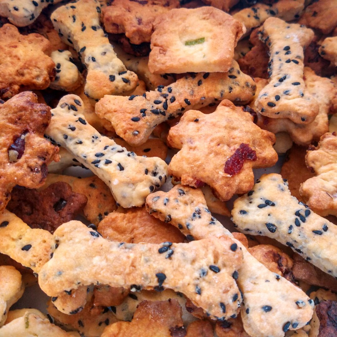 黑芝麻咸香饼干