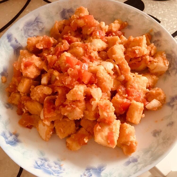 瑶,小样做的番茄炒馒头丁