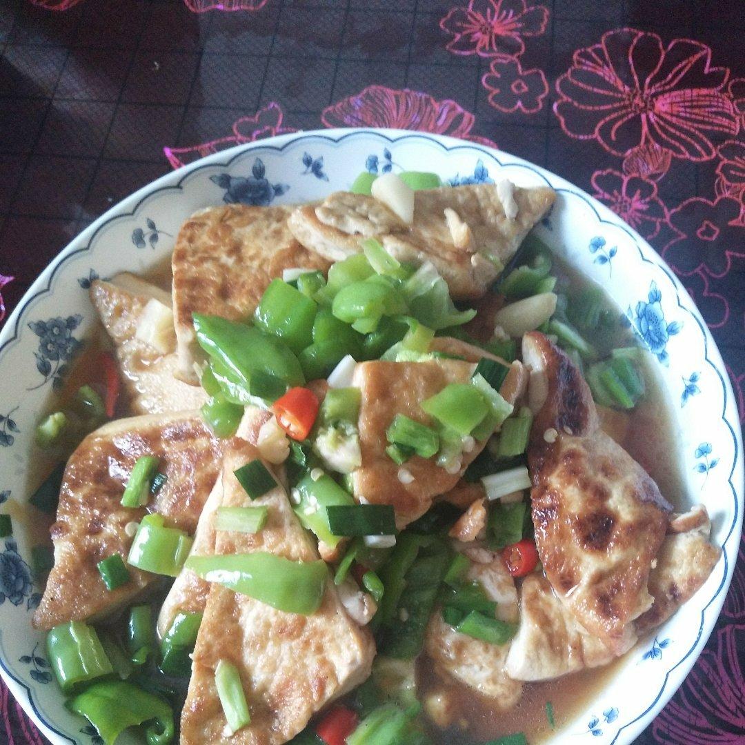 家常煎豆腐