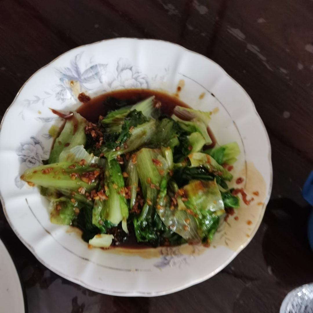 白灼生菜