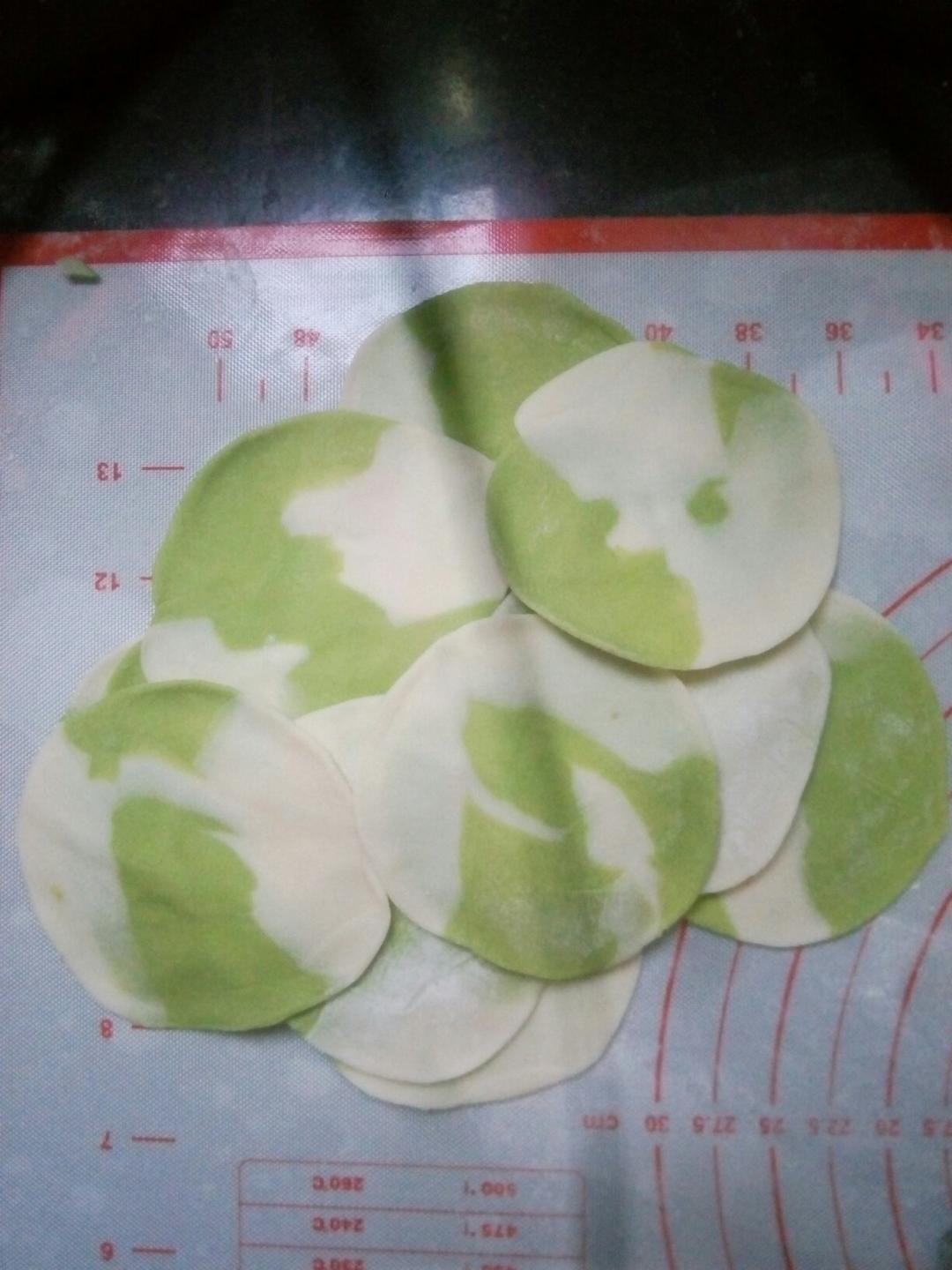 彩色饺子皮