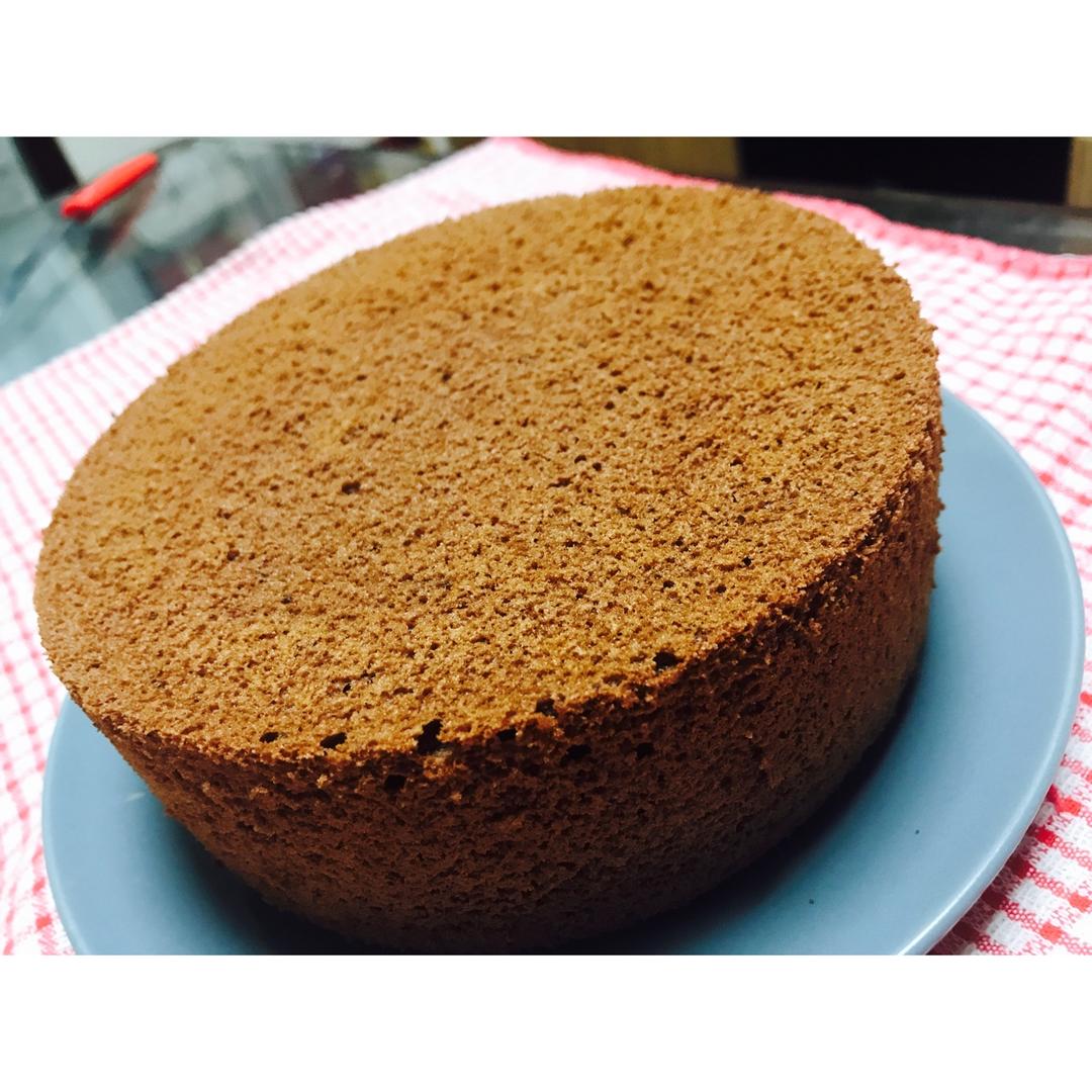 6寸可可戚风（内附8寸5蛋配方）