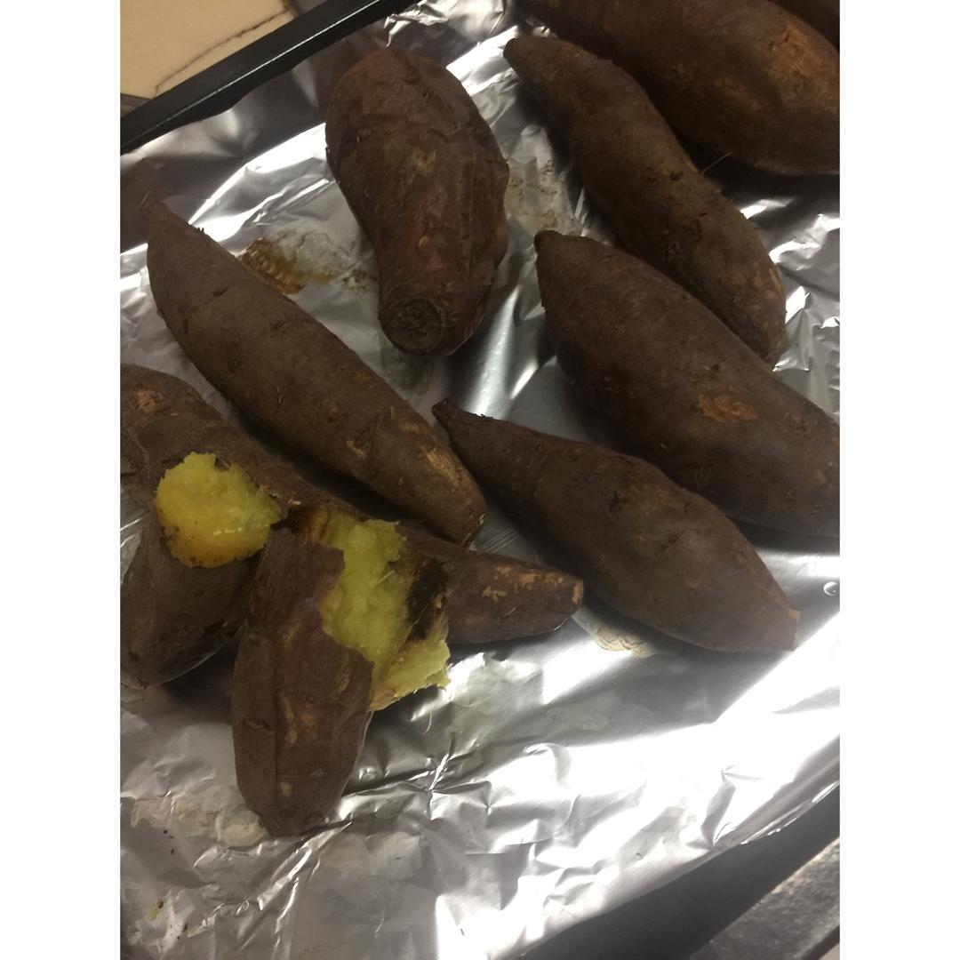 烤箱烤红薯