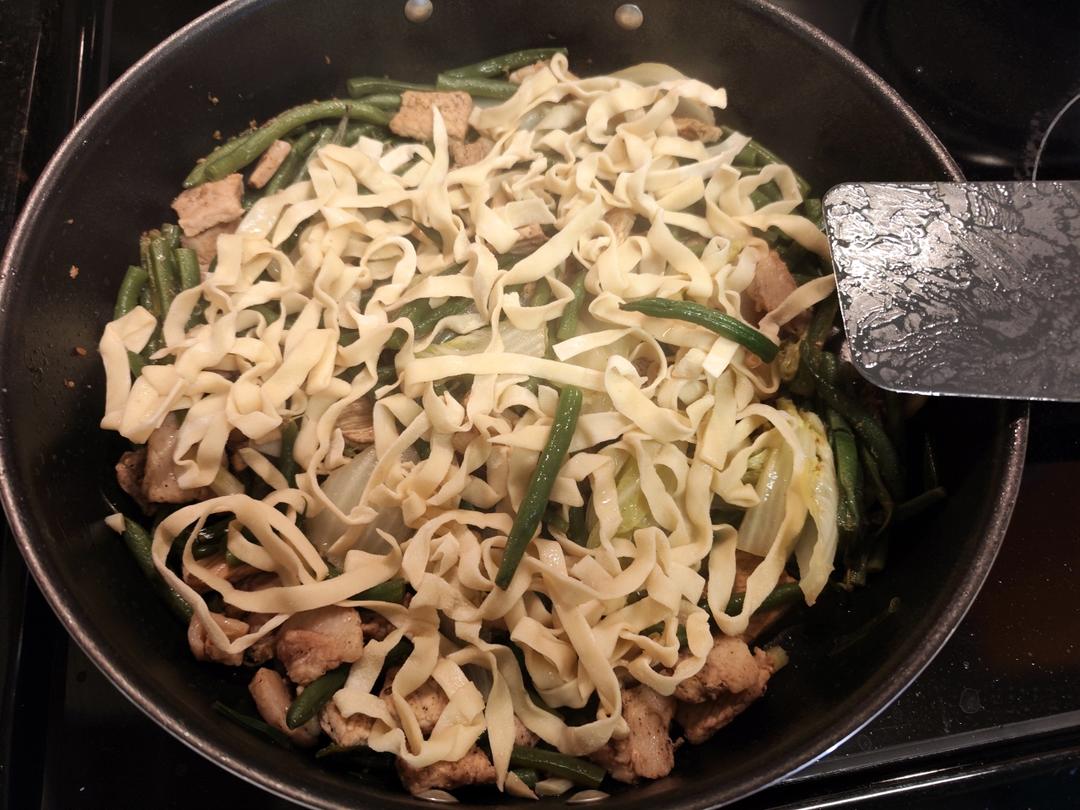 豆角焖面