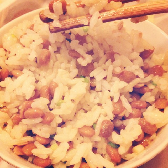 纳豆拌饭