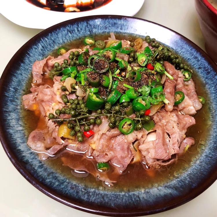 步骤图 青花椒肥牛的做法 青花椒肥牛的做法步骤 家常菜 下厨房