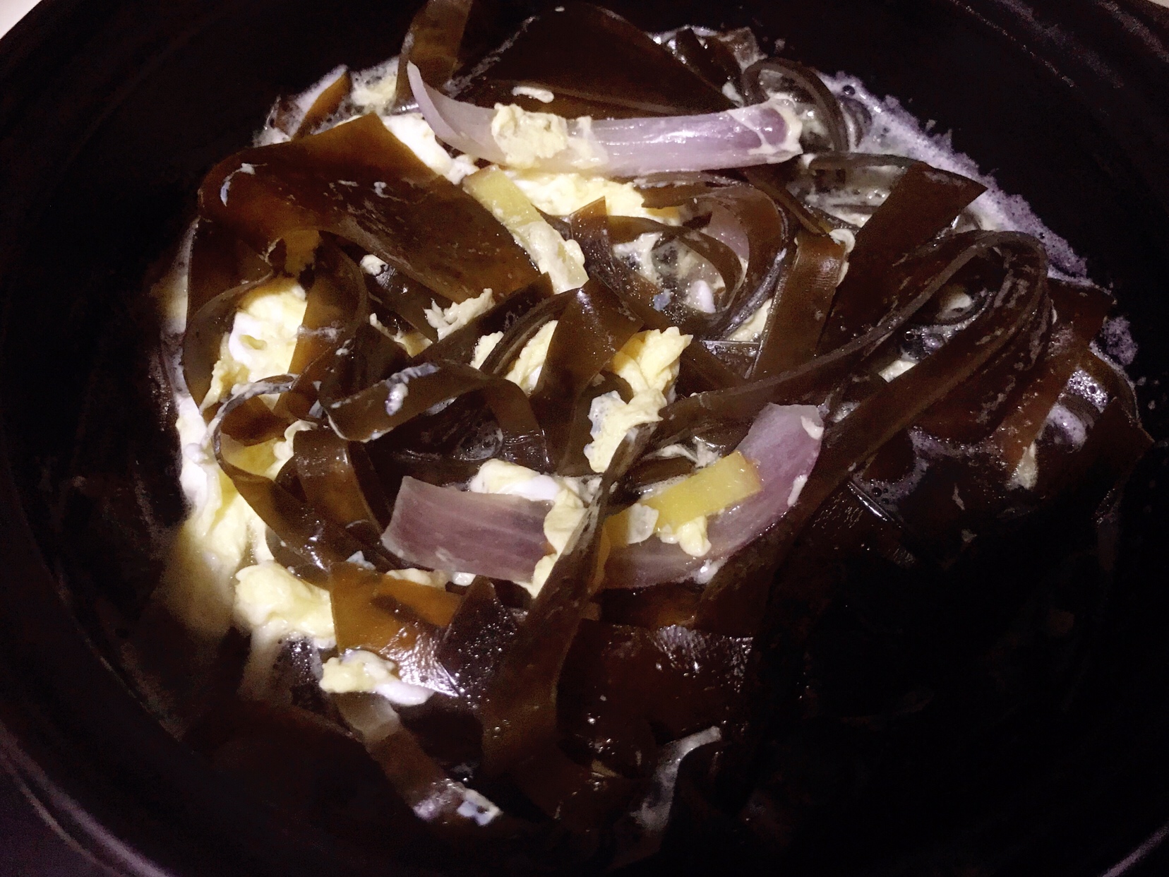 超减脂：鸡蛋海带汤的做法 步骤5