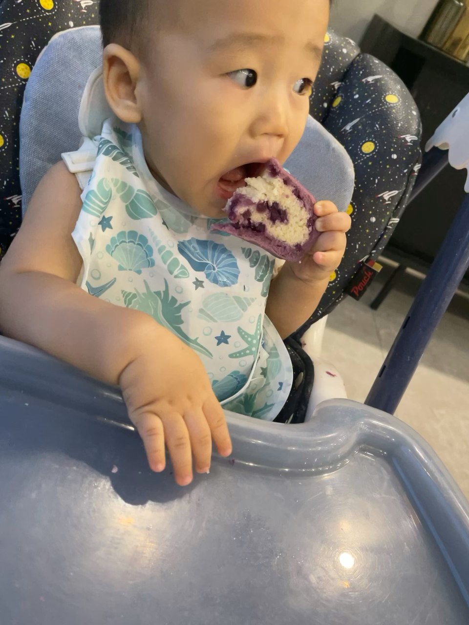 紫薯小发糕【宝宝辅食】
