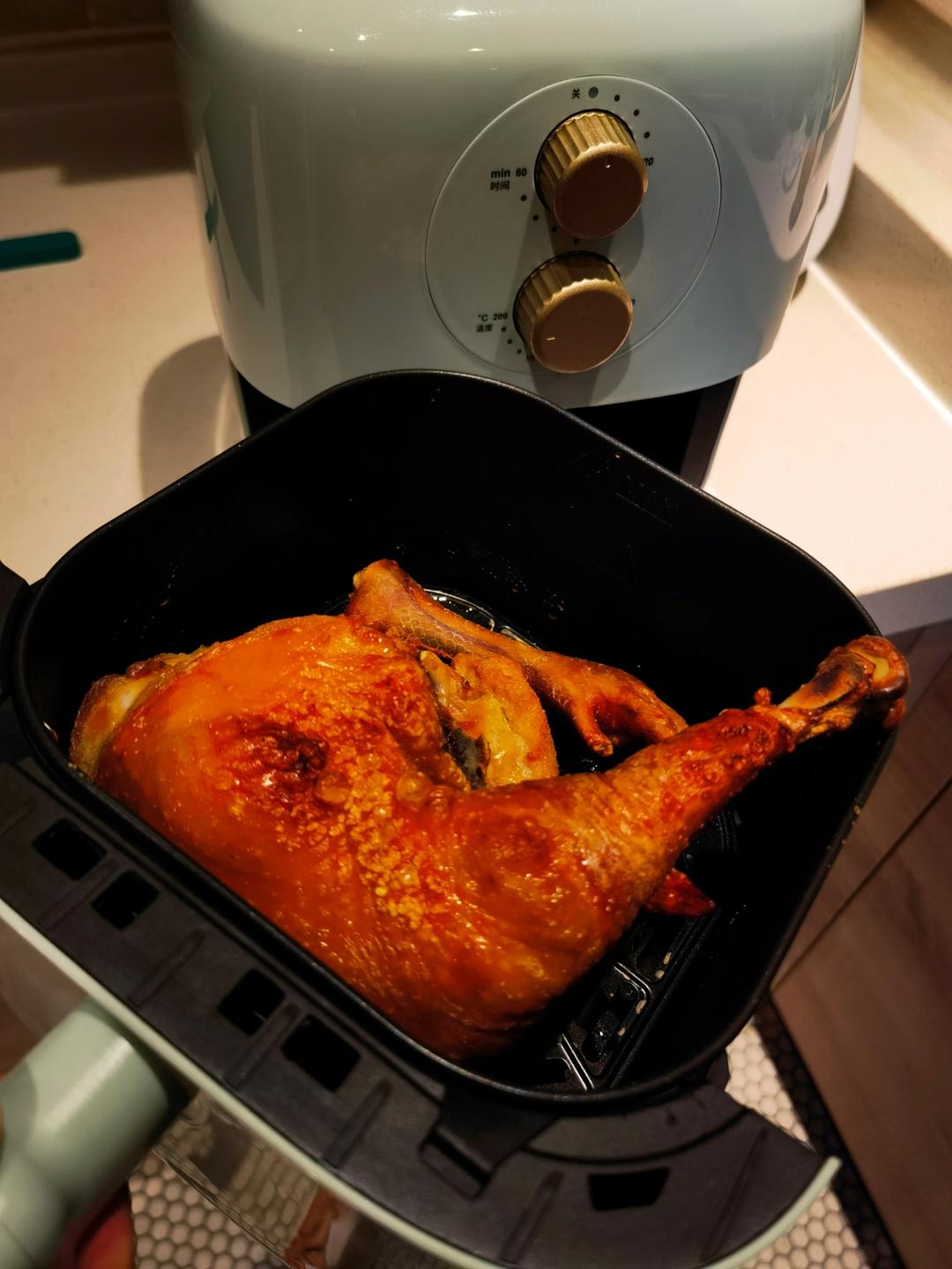 烤盐焗鸡（超简单！）