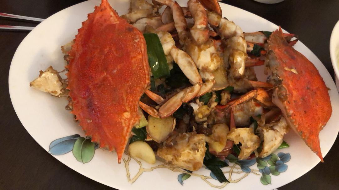 葱姜炒蟹 Fried Crabs