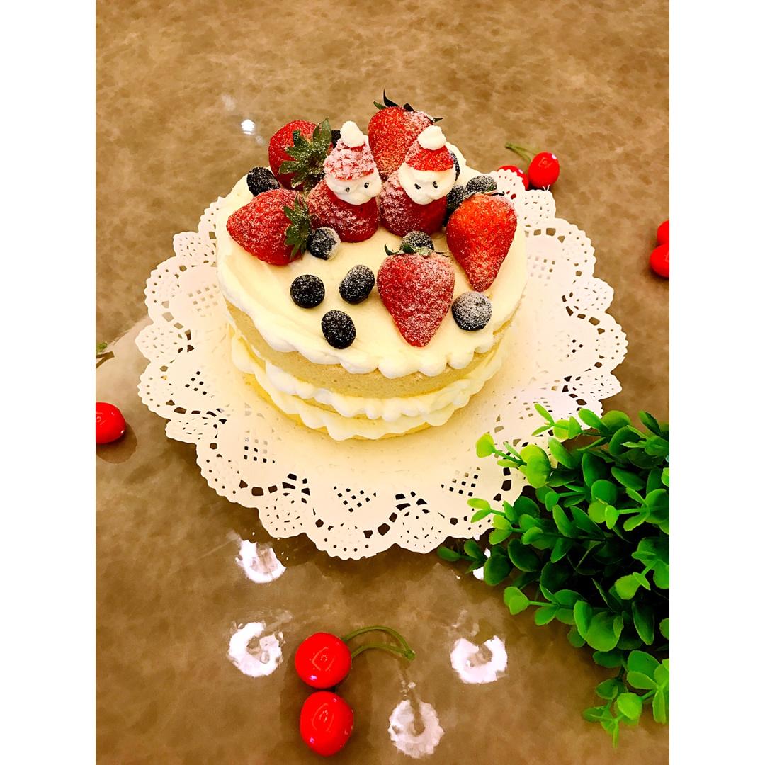 圣诞呆萌裸蛋糕