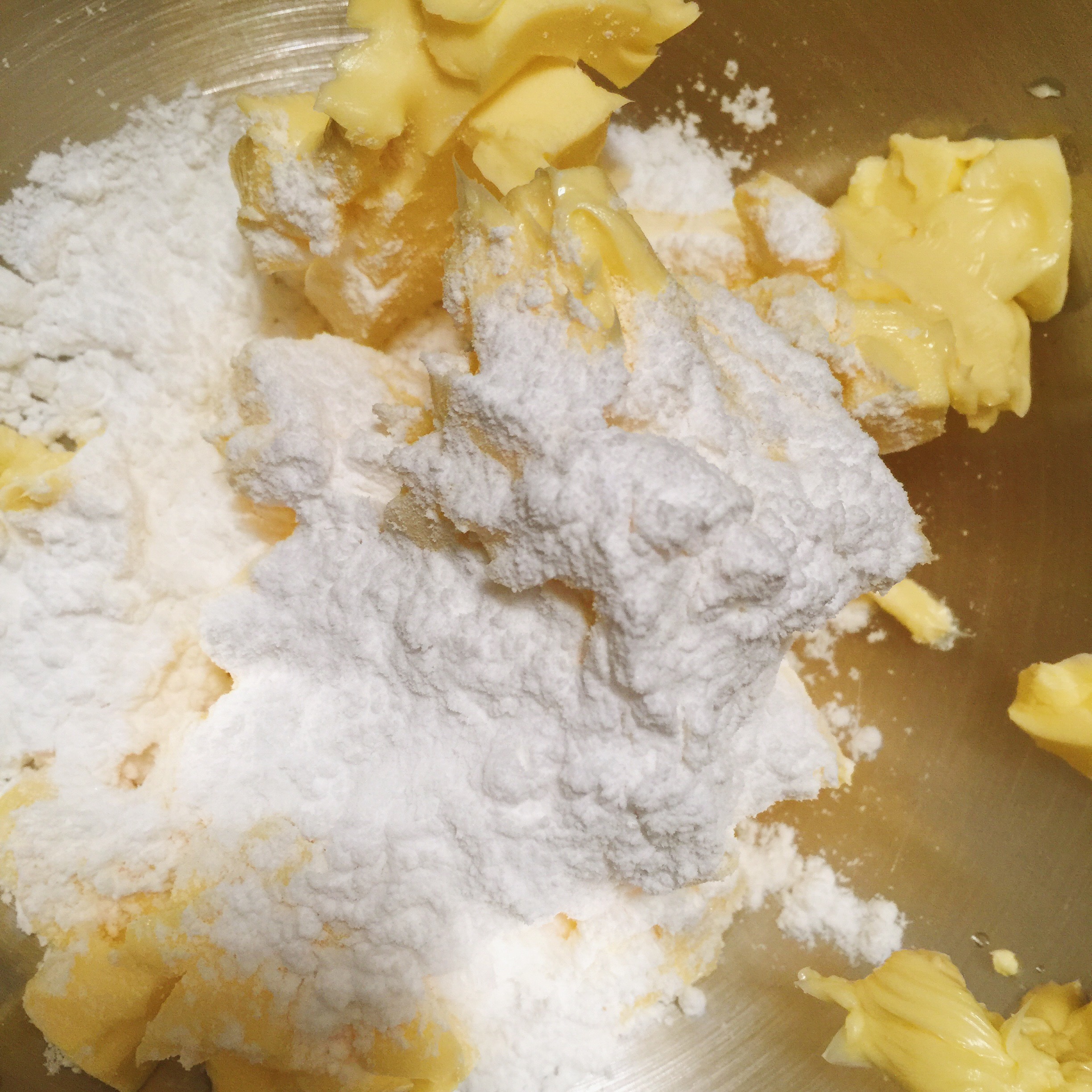 咖啡海盐奶油曲奇—消耗淡奶油的做法 步骤1