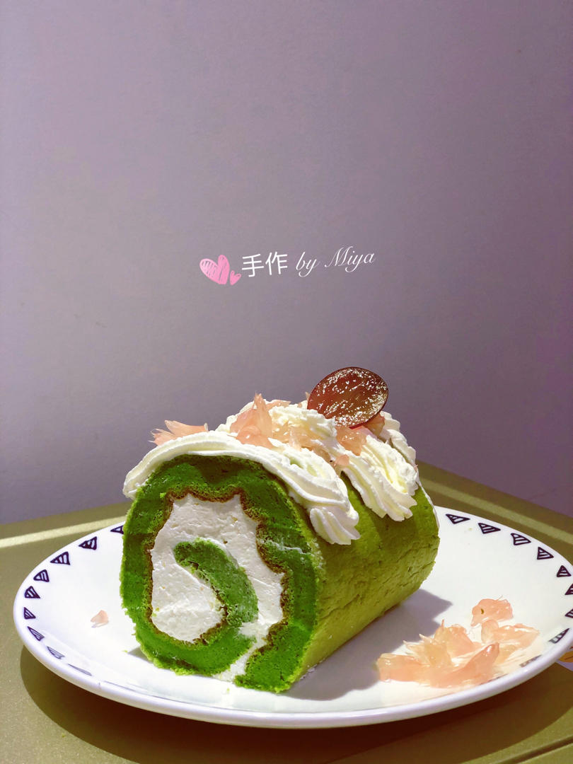 菠菜蛋糕卷（艾叶蛋糕卷)