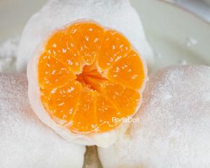 水果糯米糍 |雪媚娘中间包了小橘子🍊的做法 步骤12