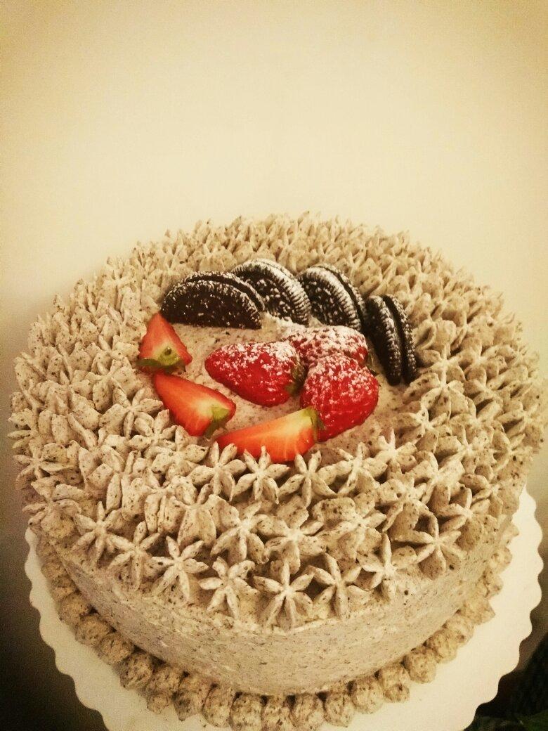 咸奶油奥利奥生日蛋糕