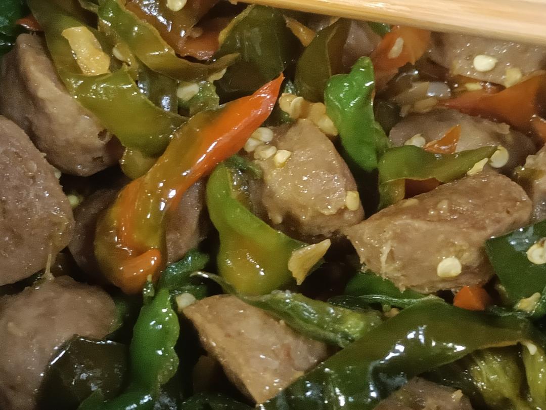 今日菜谱：香炒牛肉丸