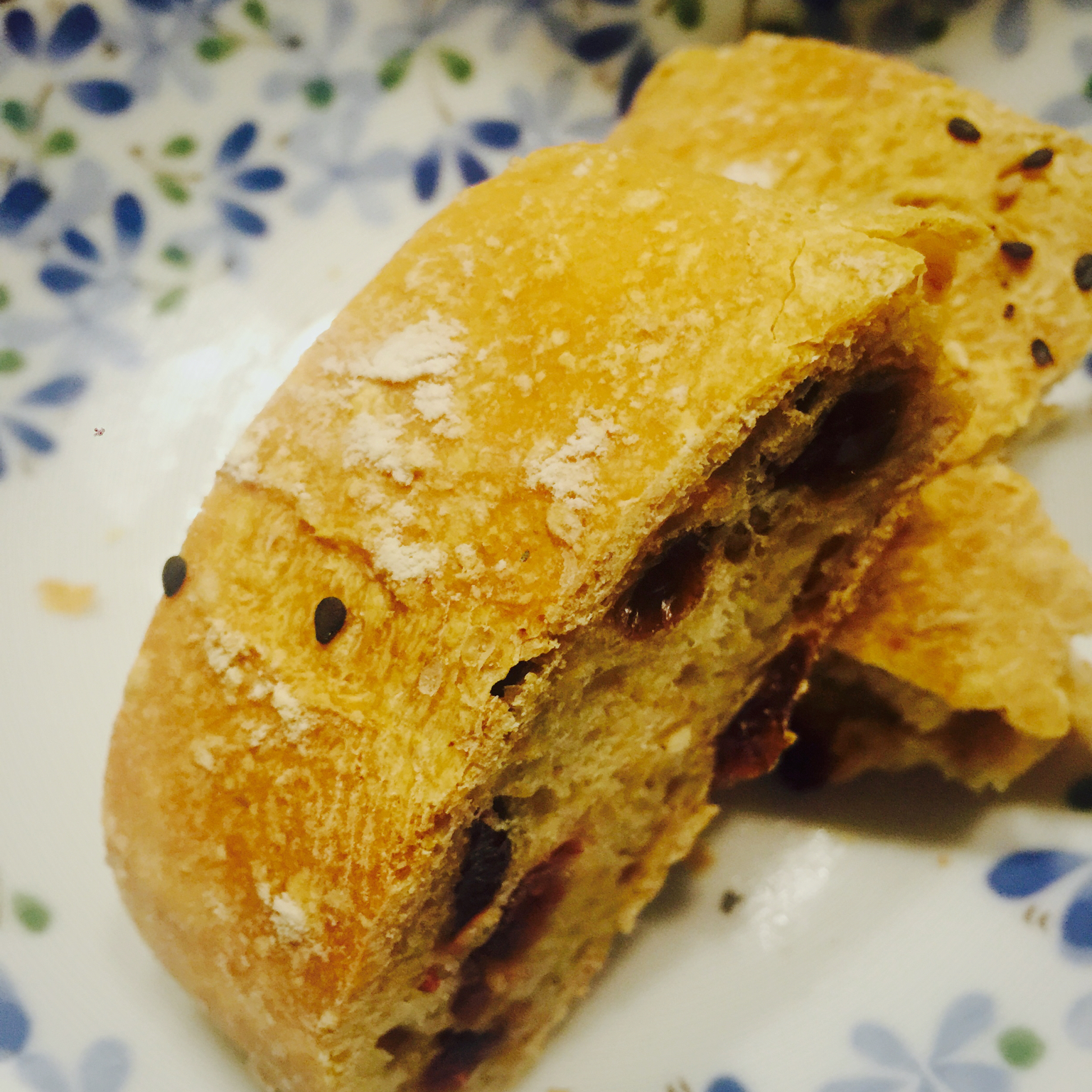 无油无糖全麦果干面包