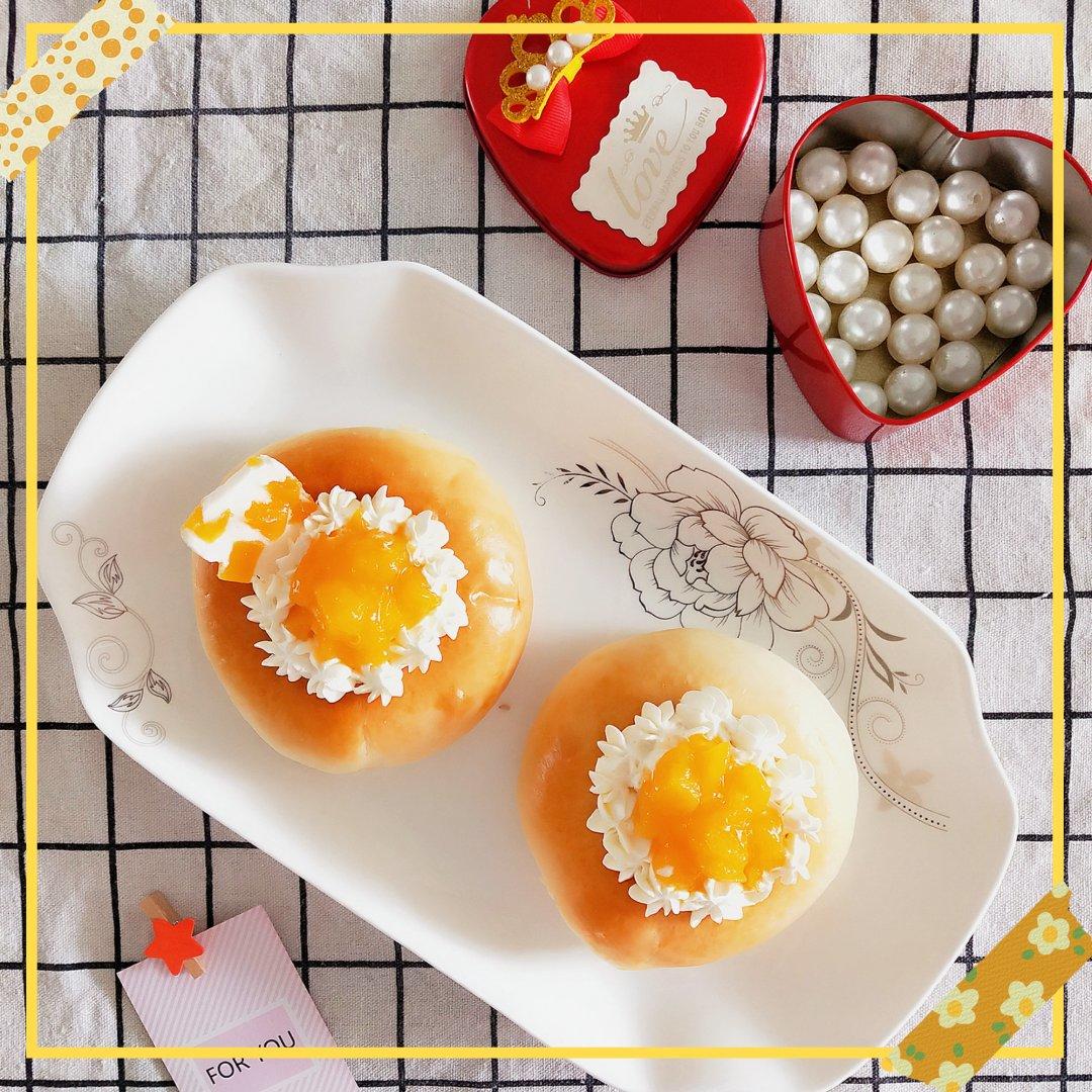 手揉面版拉丝排包(饺子粉+植物油也可以做出柔软拉丝滴面包哦)