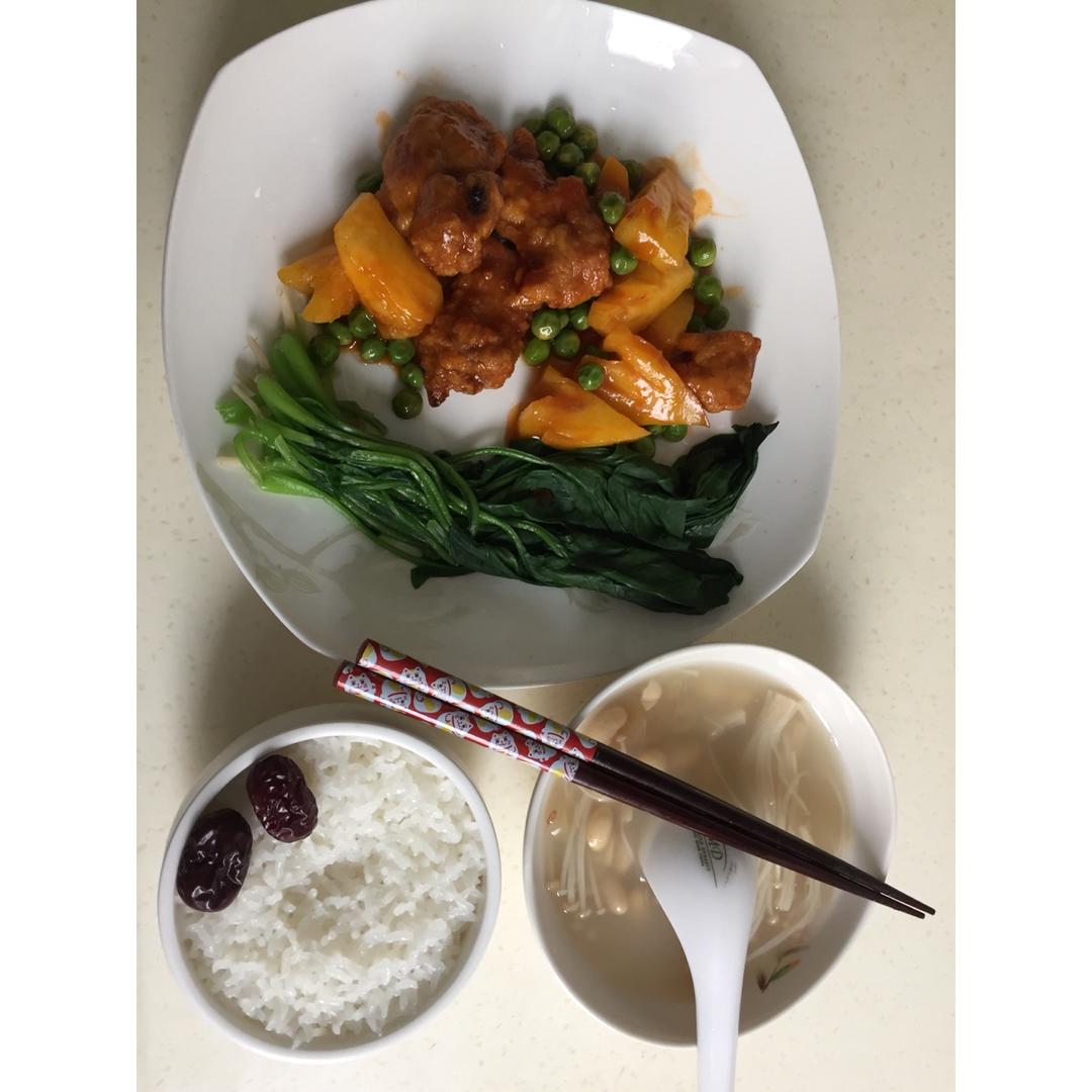 老公出差日子里的单人餐