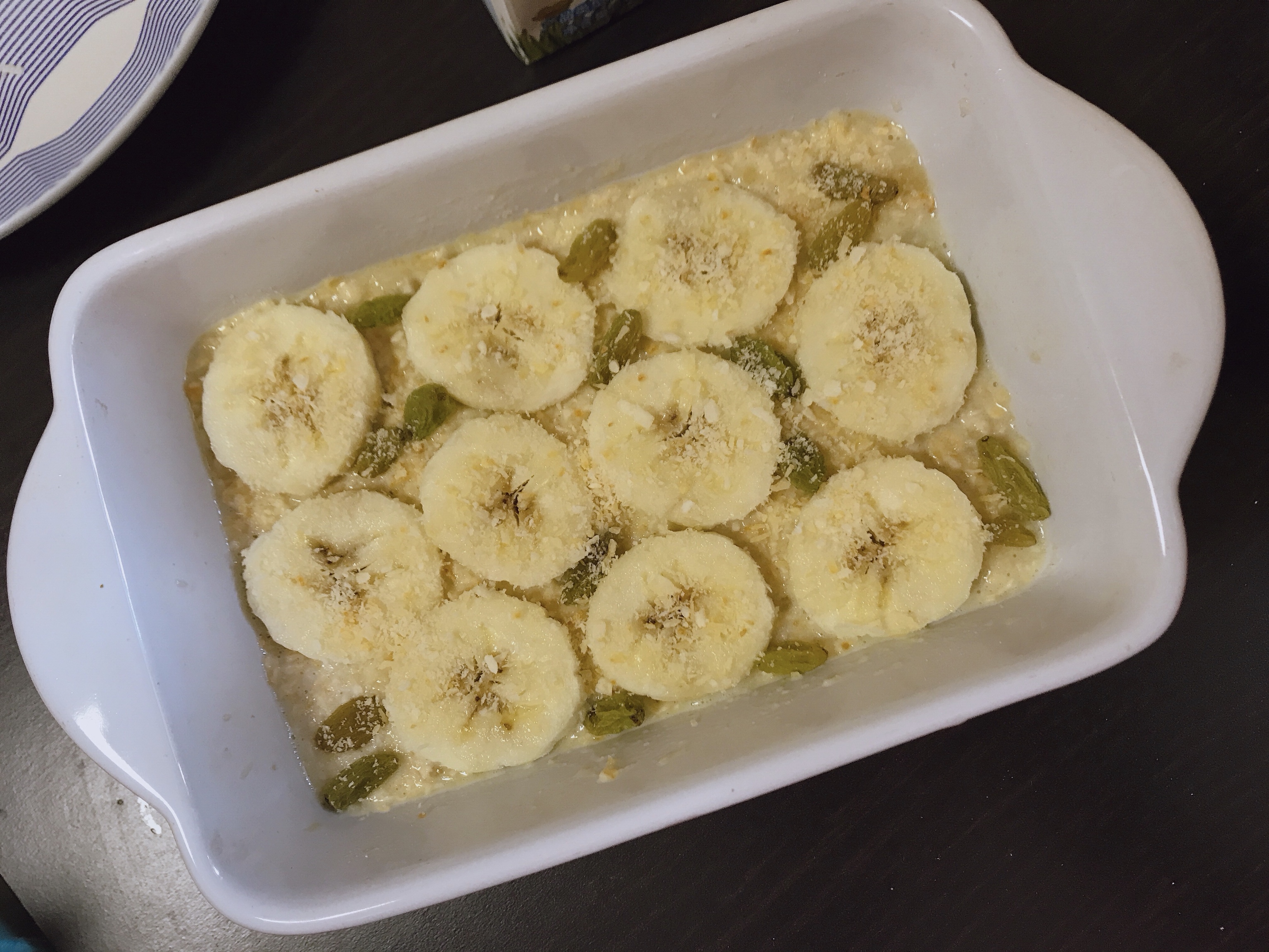 低脂甜品-烤香蕉燕麦的做法 步骤6