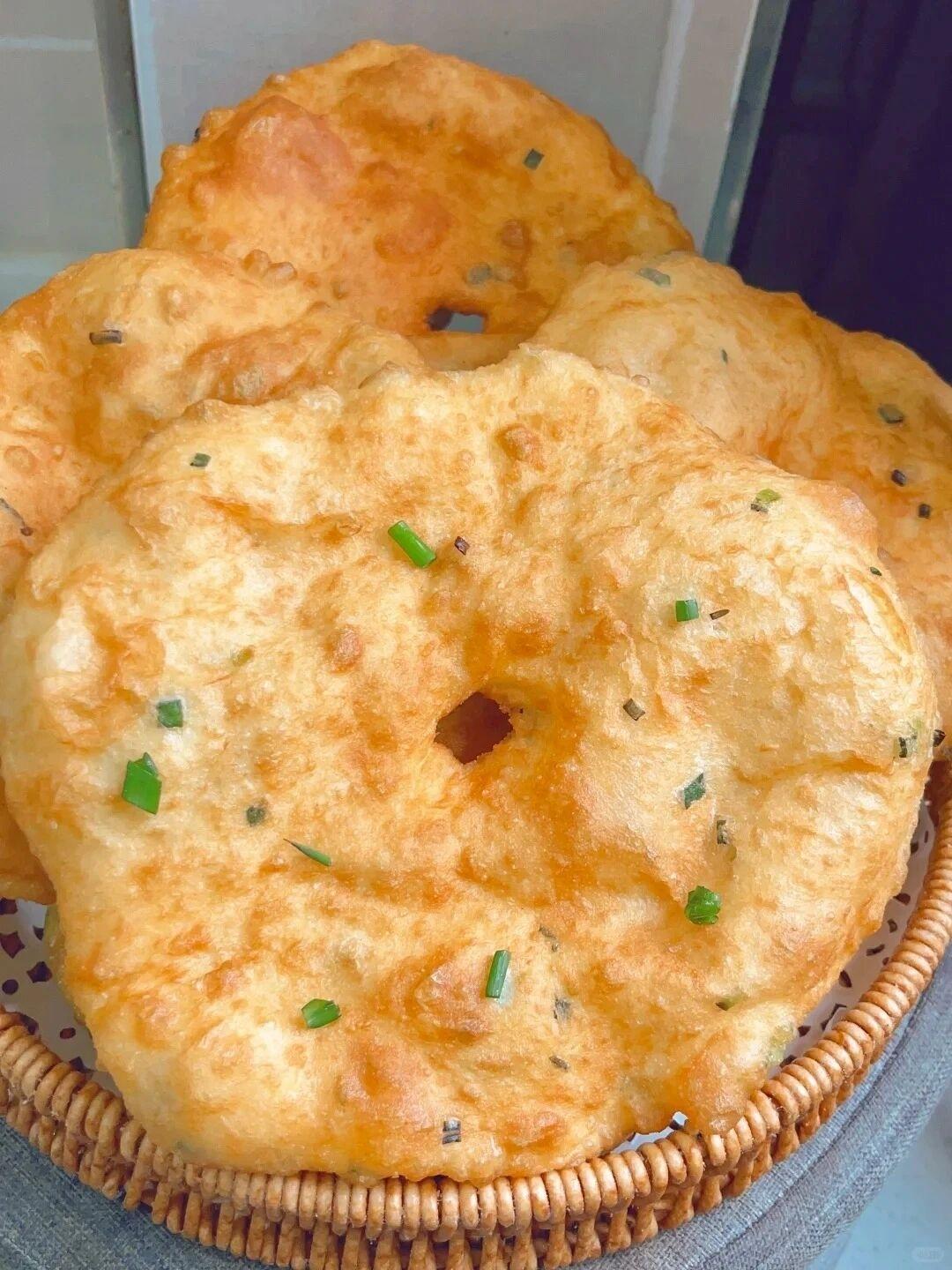 喷香的早餐:葱油饼