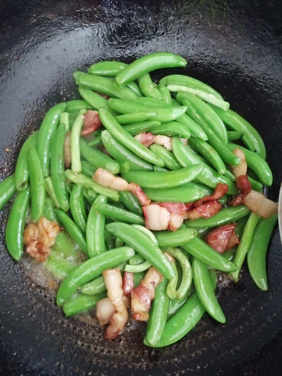 脆炒甜豆的做法