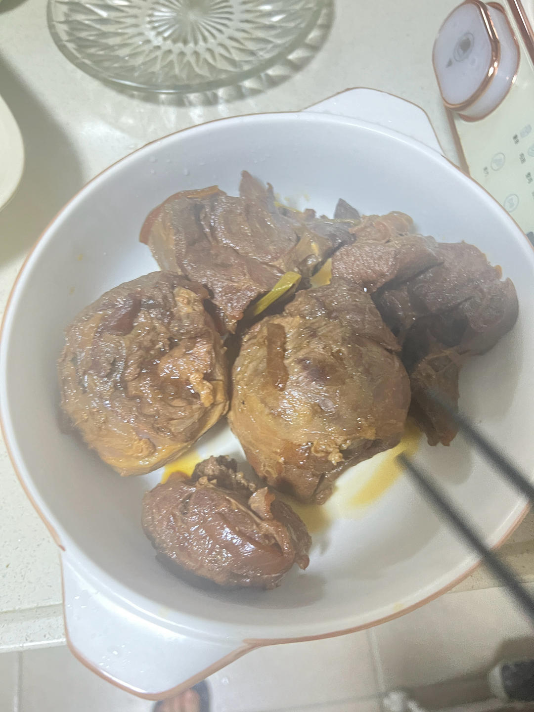 卤金钱腱（卤牛肉）