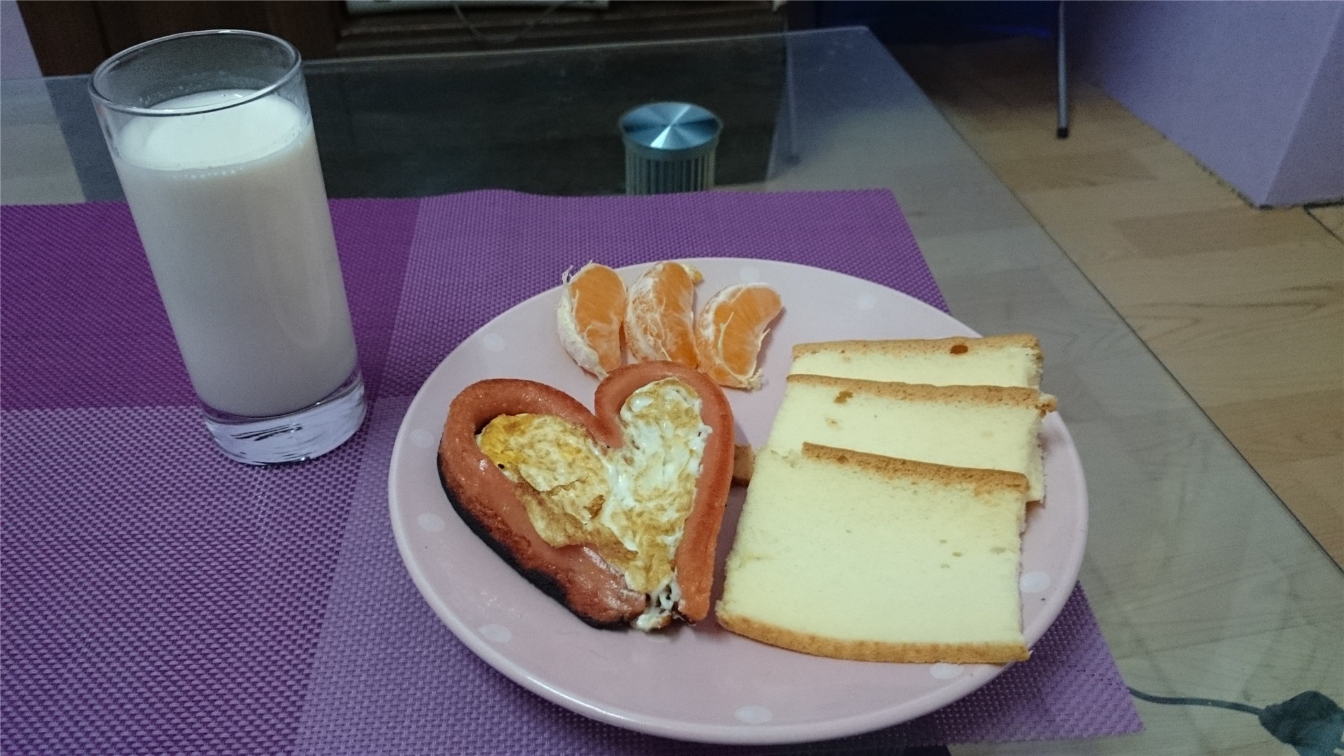 心形煎鸡蛋