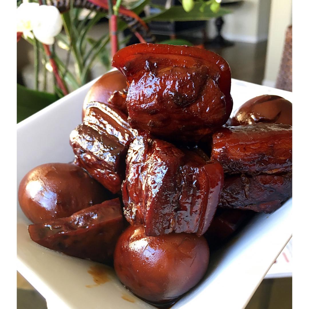 吃着碗里望着锅里的红烧肉