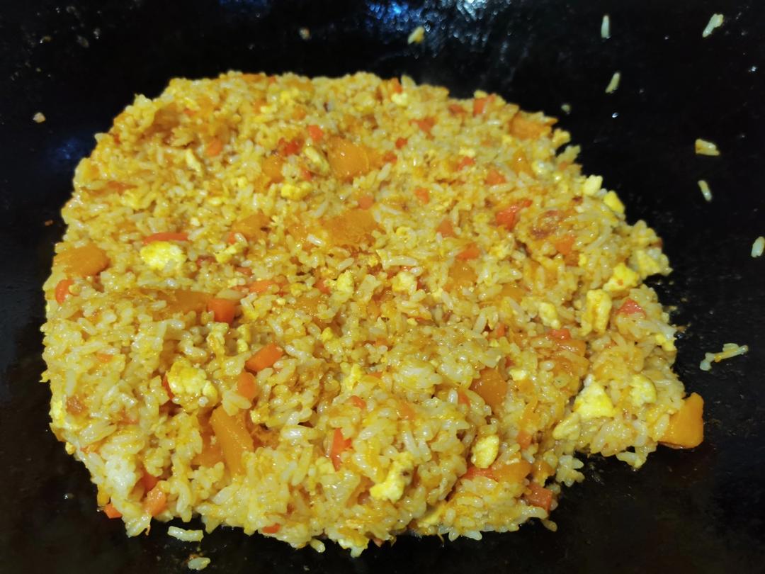意外好吃的南瓜🎃鸡蛋炒饭