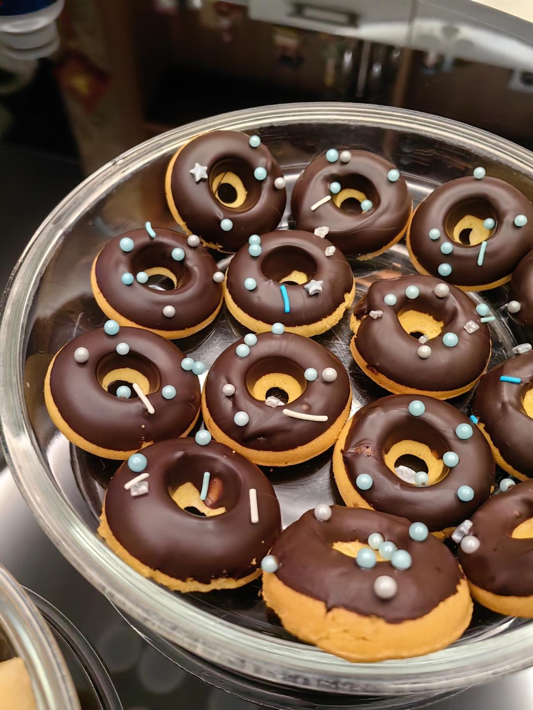 烤箱版甜甜圈😍颜值天花板