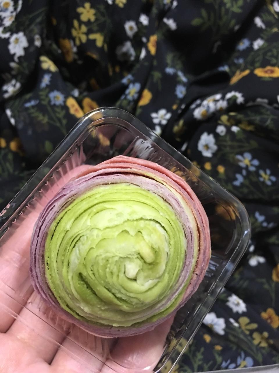 彩虹渐变蛋黄酥（无需揉出膜）