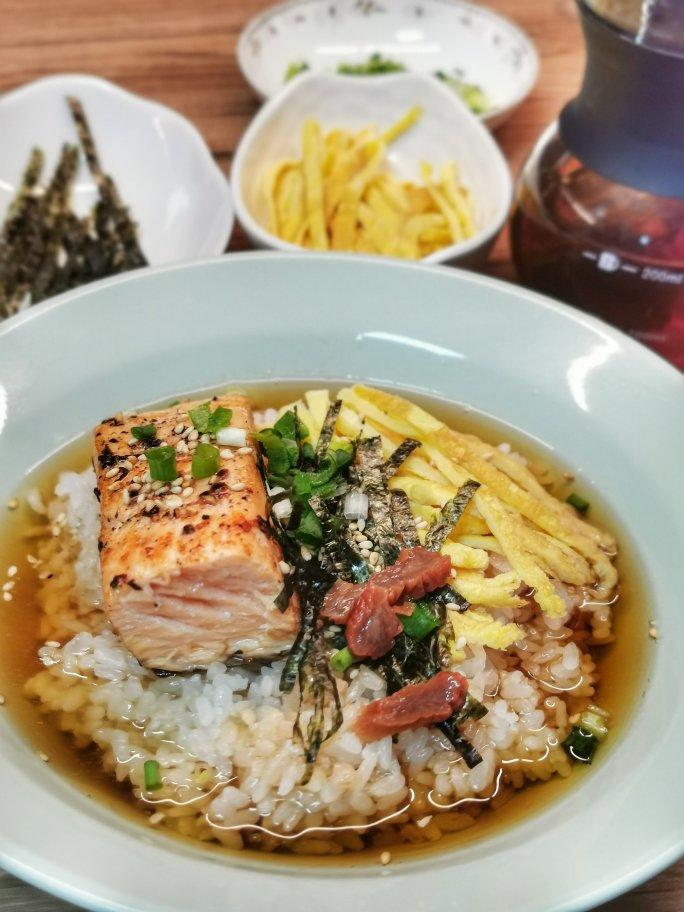 【食材包操作说明】三文鱼梅子茶泡饭