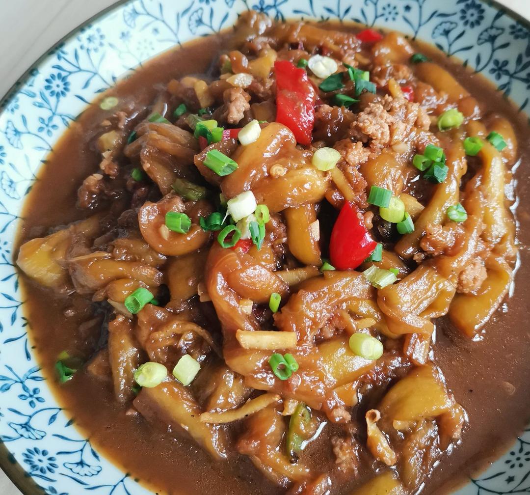 茄子不油炸的肉末茄子（好吃到💃💃👍👍）