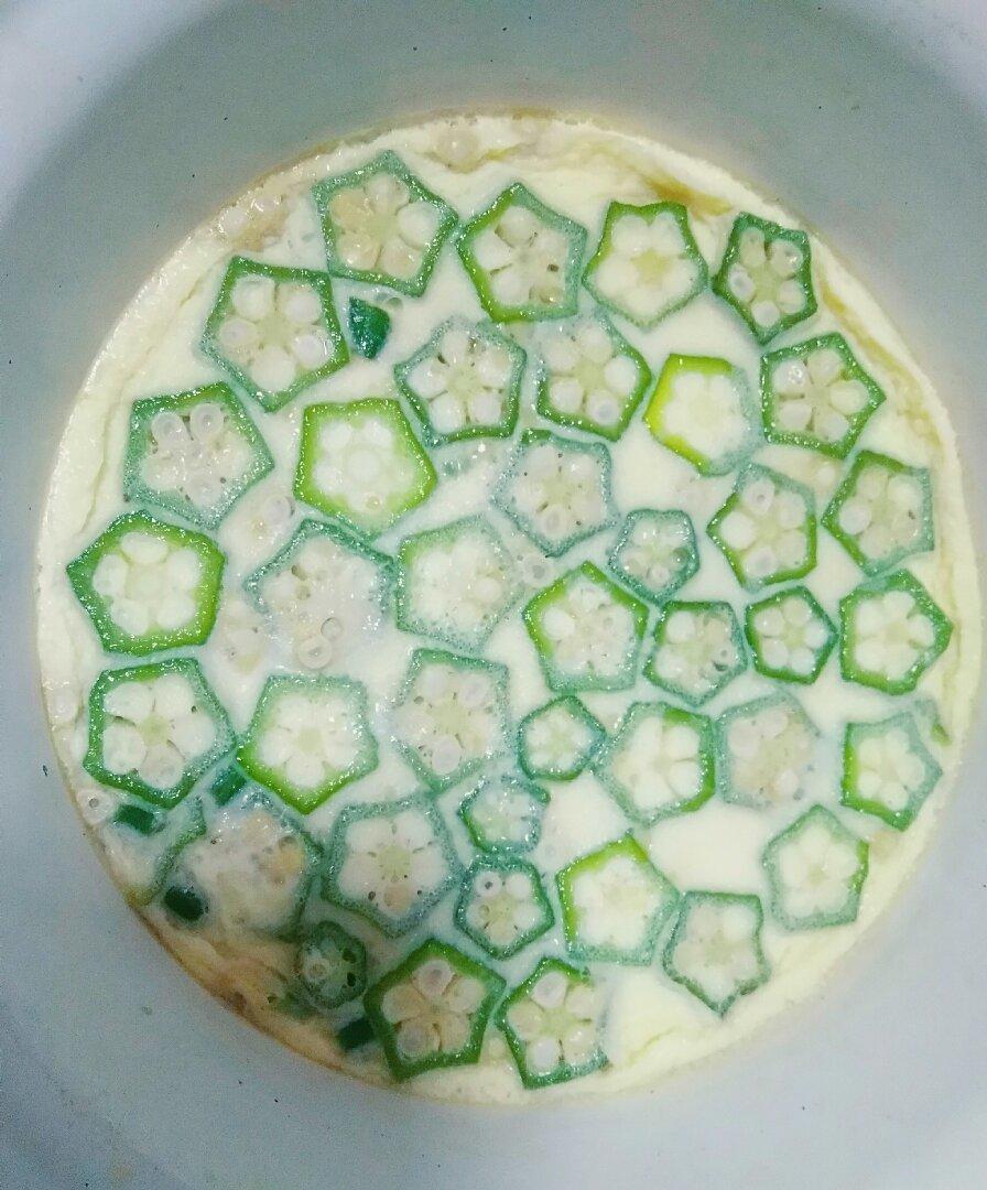 颜值控-做一朵开在碗里的花秋葵蒸水蛋