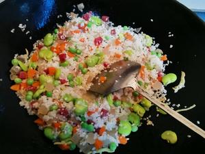 亮晶晶的立夏倭豆饭的做法 步骤8