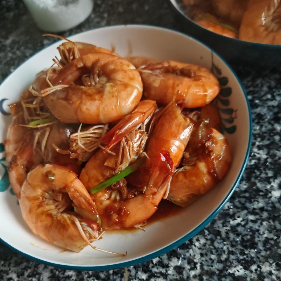 家庭版油焖大虾