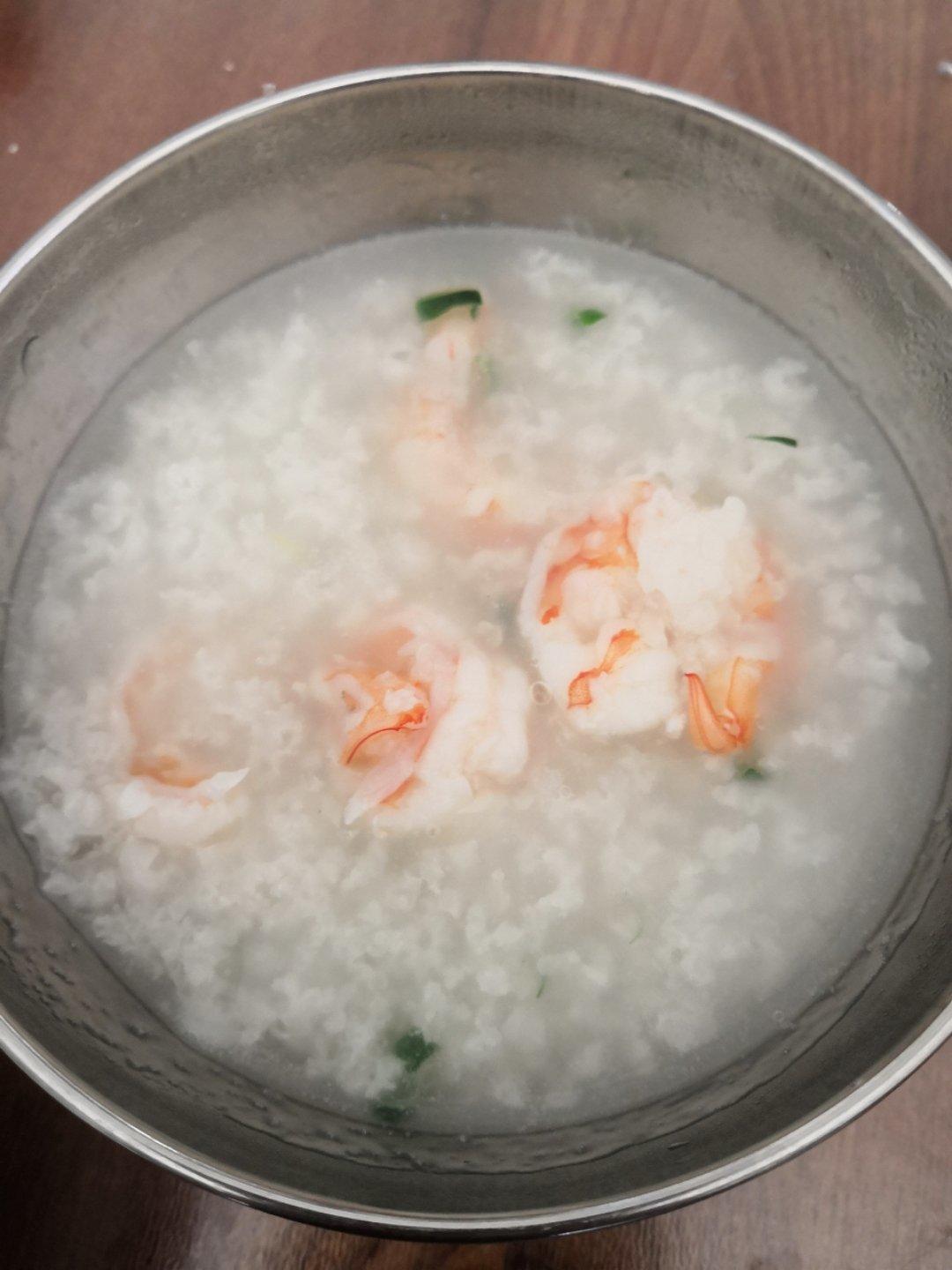 生滚甜虾粥