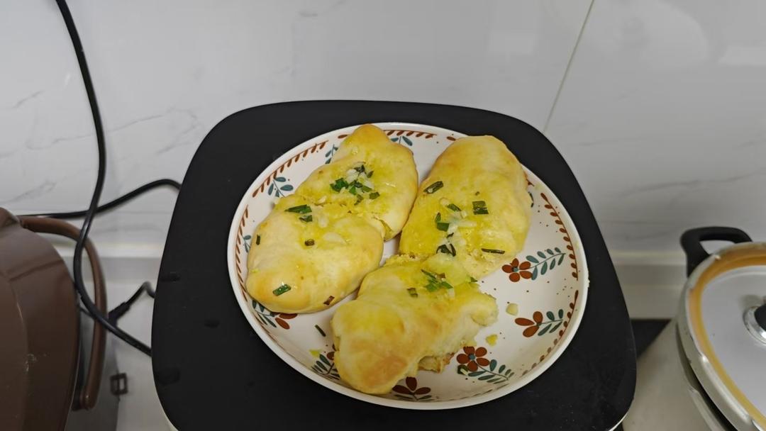 【自留食谱】一次成功的蒜香面包（空气炸锅版）