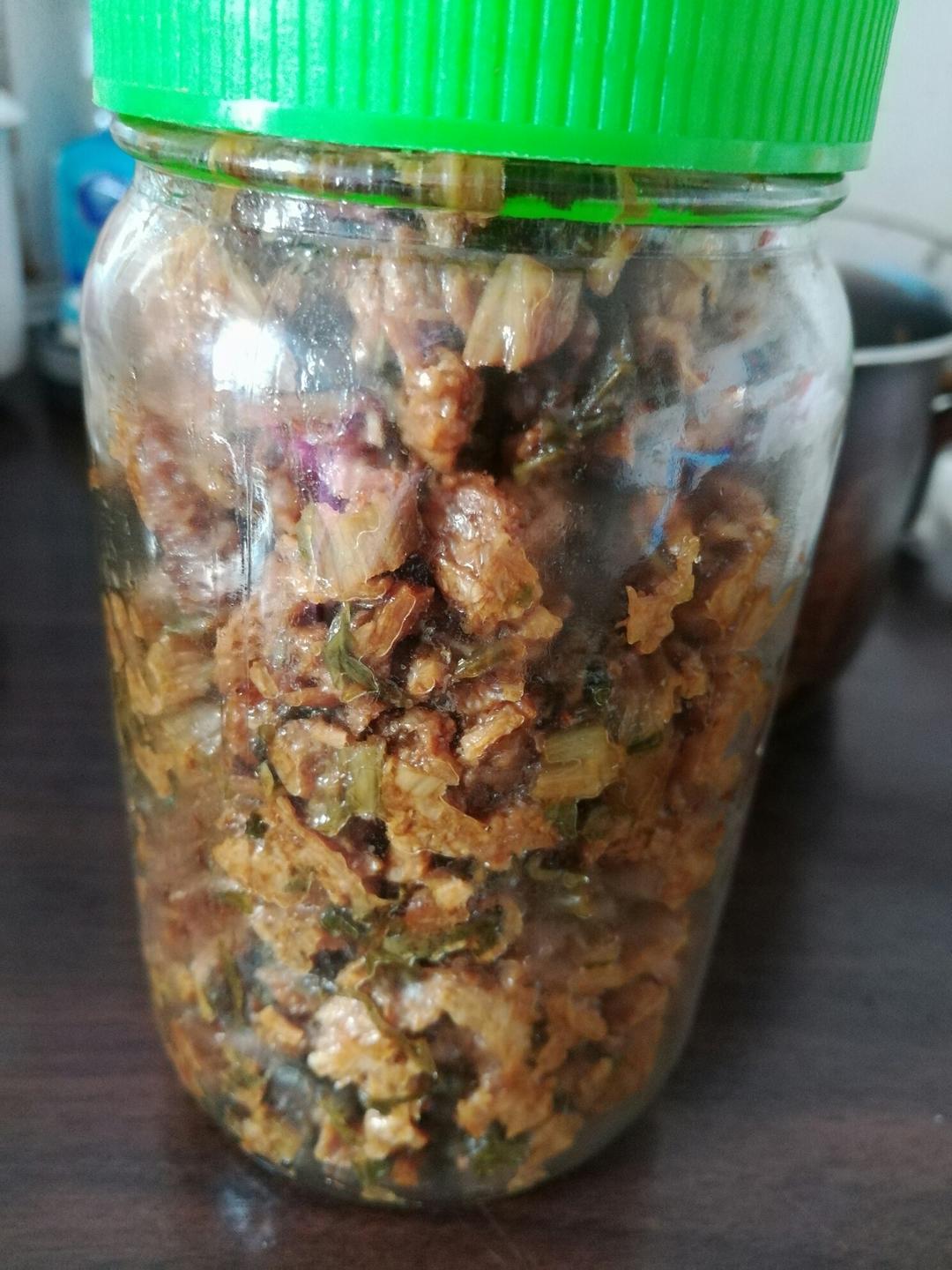 梅干菜素肉酱