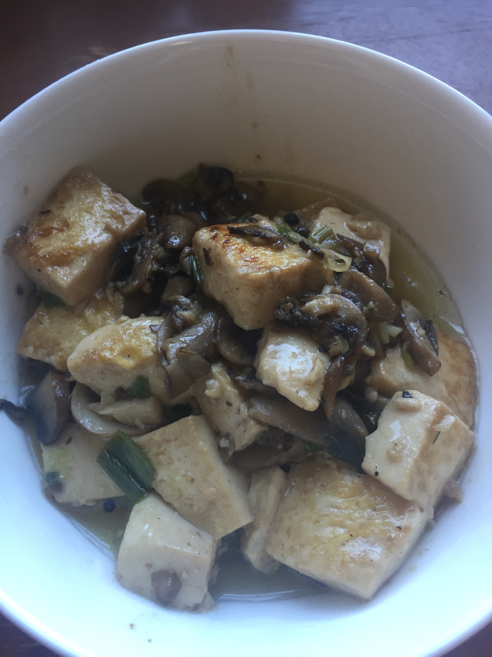 蘑菇烩豆腐