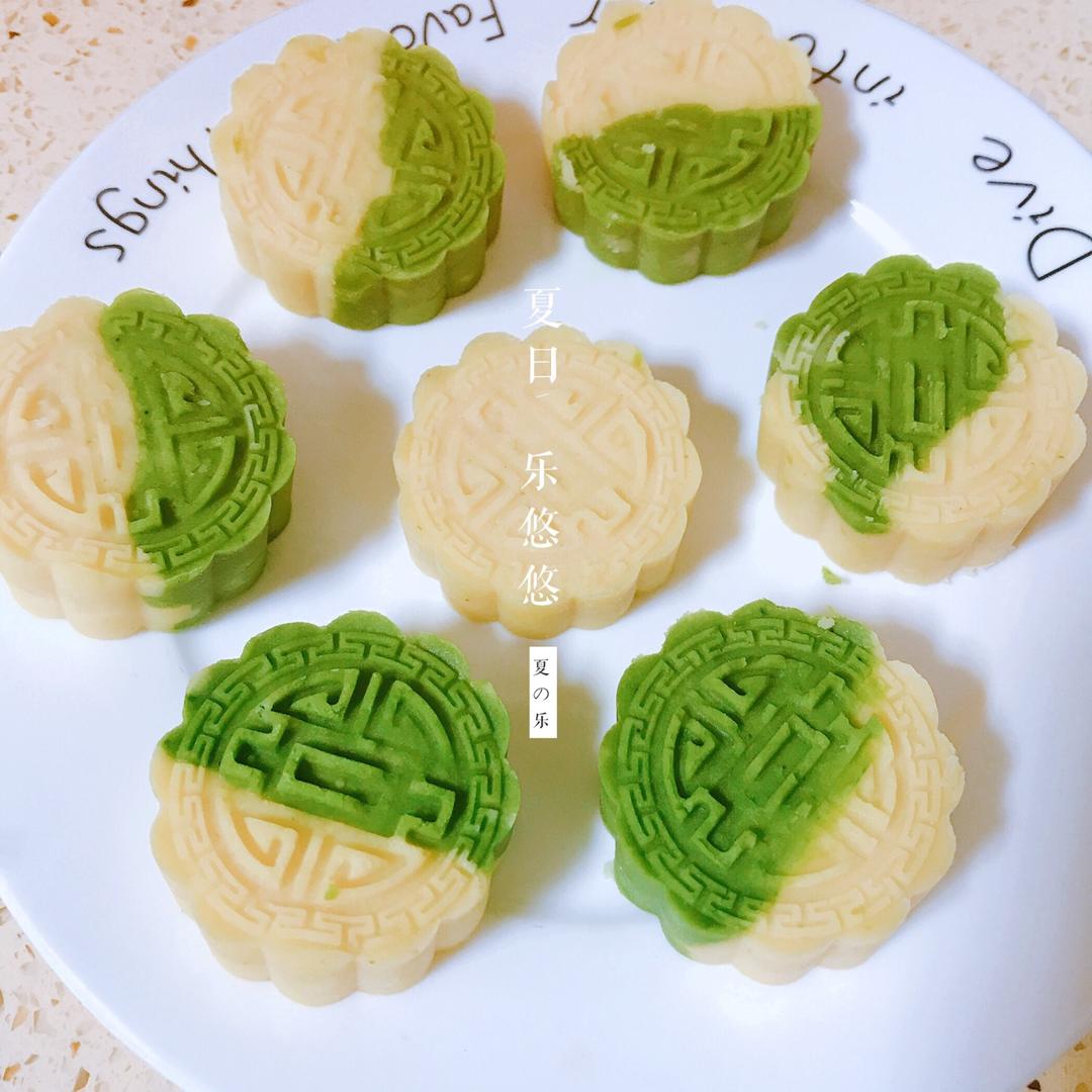 蔓越莓绿豆糕