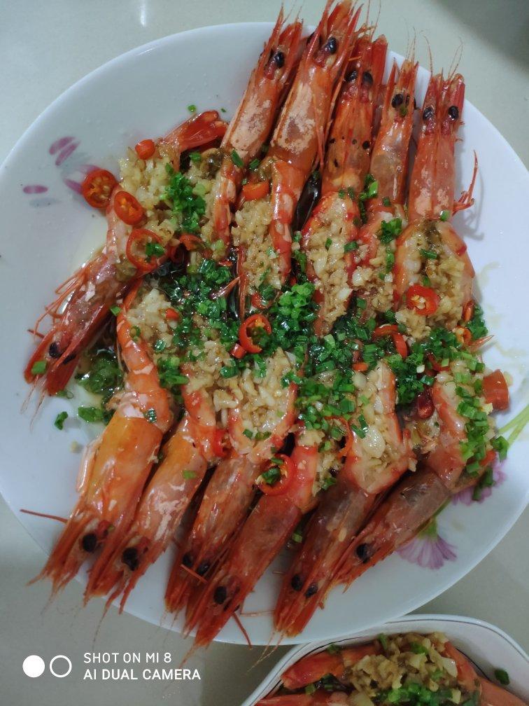 蒜蓉九节虾