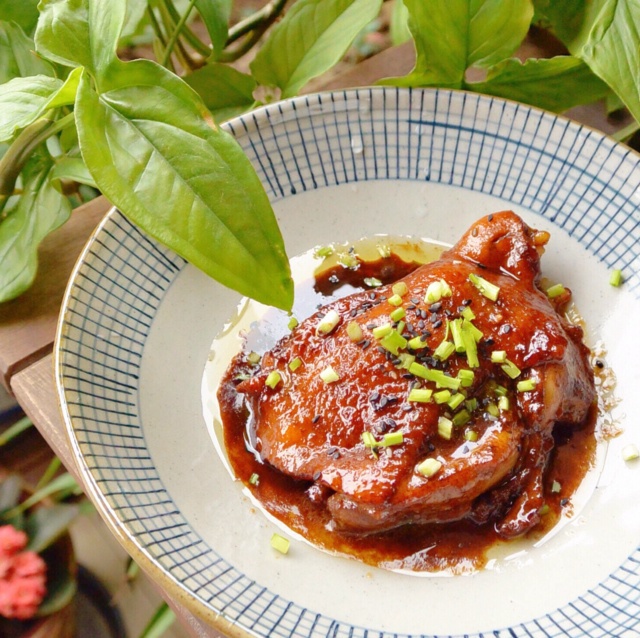 浓香照烧黑椒鸡腿