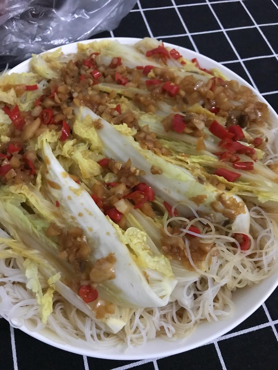 蒜蓉粉丝蒸娃娃菜