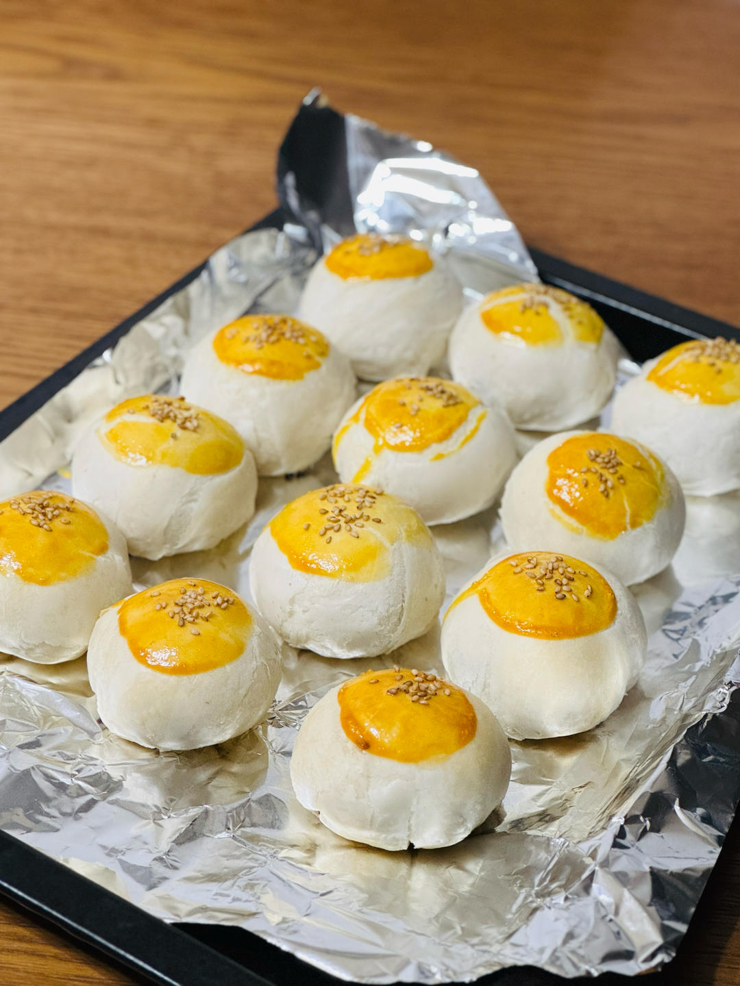 超简单 免揉 酥掉渣的蛋黄酥(超详细附全程视频)不破酥『万能酥皮』