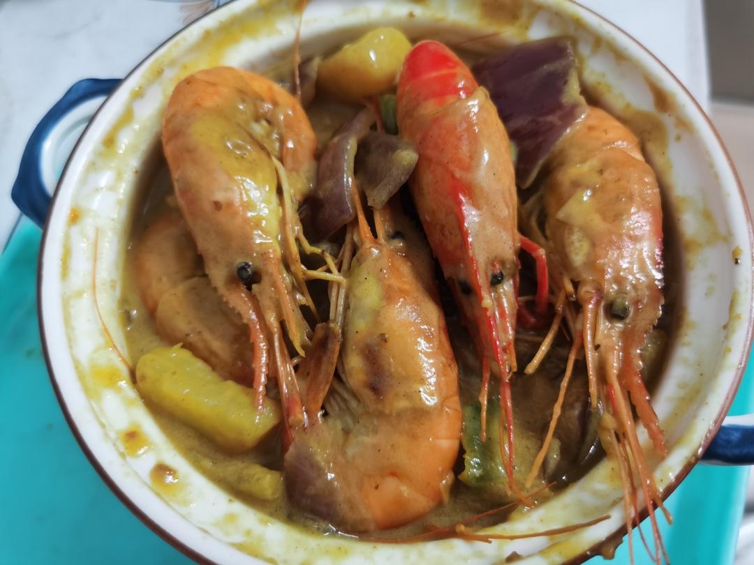 好吃到舔盘的泰式咖喱虾|拯救夏日味蕾