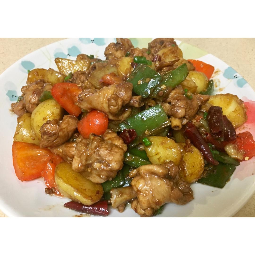 新疆大盘鸡 一个人的小盘鸡