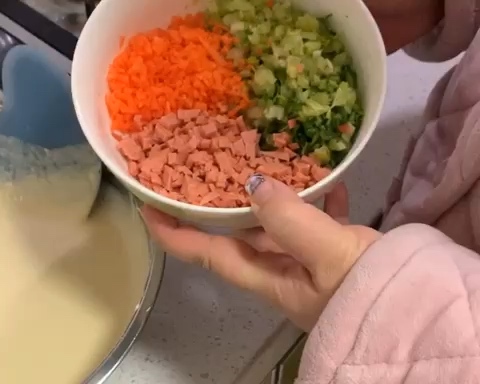 蔬菜煎饼🥞的做法 步骤3