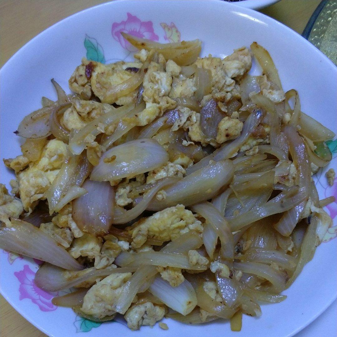 洋葱炒鸡蛋
